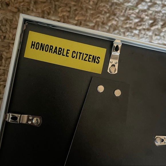 New Honorable citizens Beverly Thrills square silver frame collage art OOAK - Picture 6 of 14